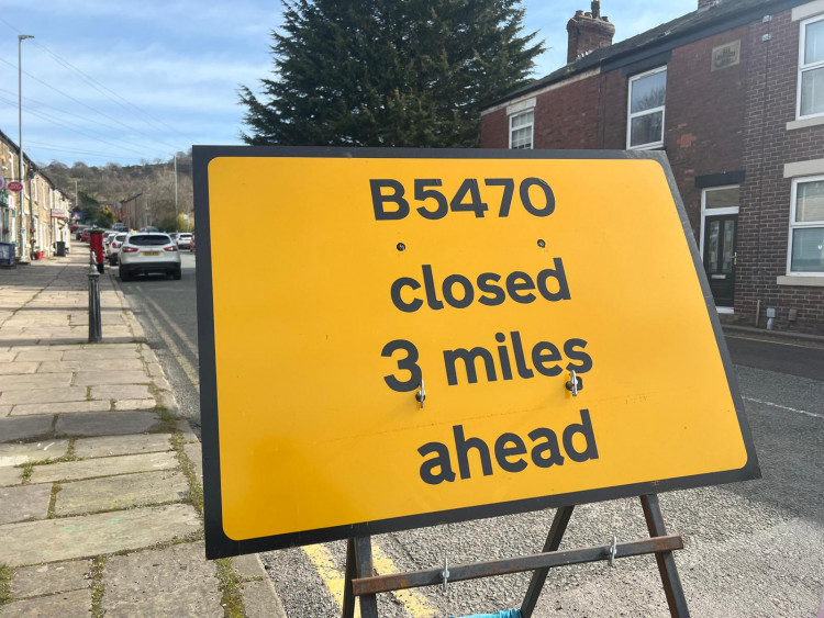 Cheshire East Council has provided an update on the B5470 works (Credit: Nub News)