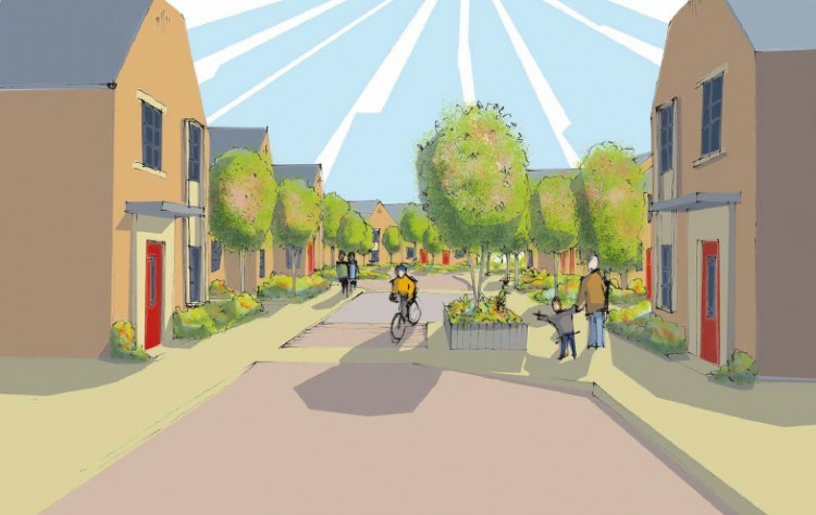 Fisons Site, Hc Artist\'S Impression, View Towards Square (Escape Urbanists Planning Docs)