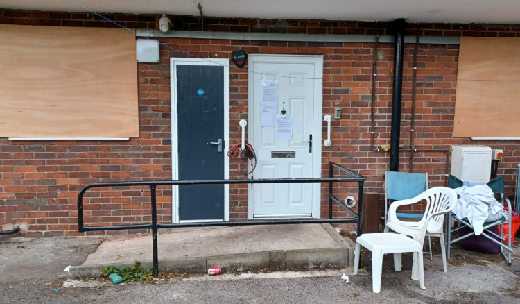Police have shut down a house on Pembroke Road in Macclesfield (Credit: Cheshire Police)
