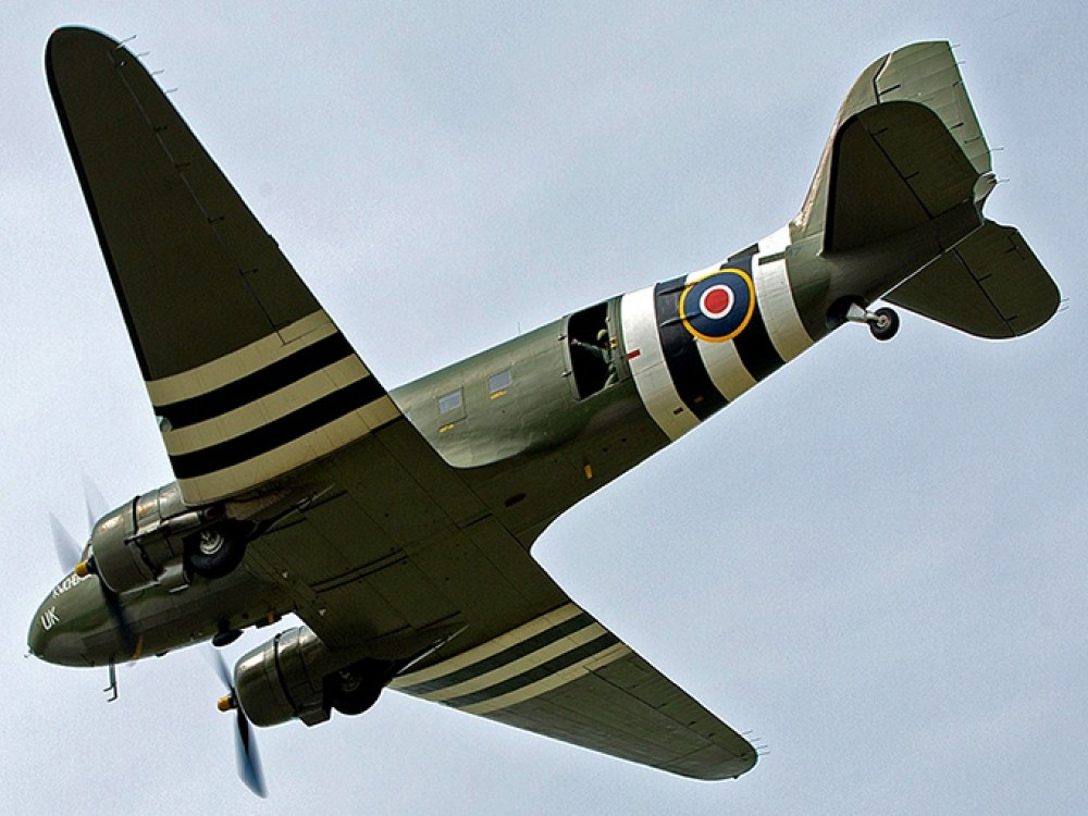 The Douglas C47 Dakota is set to fly over Queen's Park this weekend. (BBMF) The Douglas C47 Dakota is set to fly over Queen's Park this weekend. (BBMF)