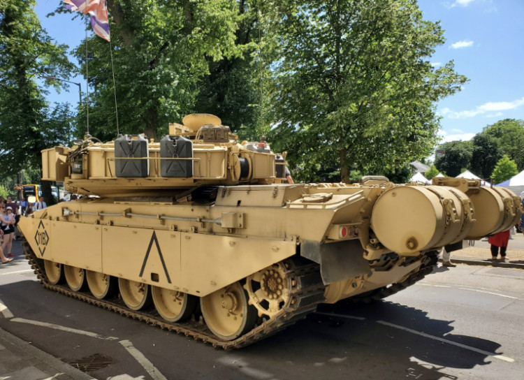 Armed Forces Day was marked in Leamington on Saturday 28 June (image via Geoff Ousbey)