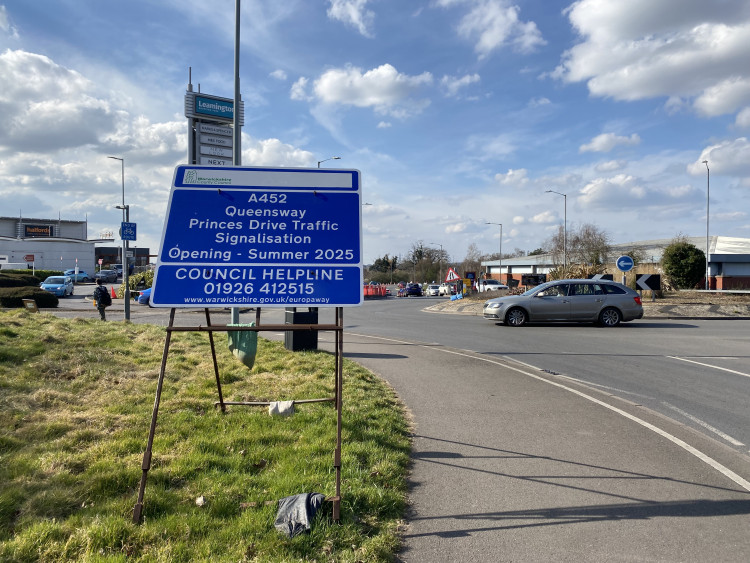 Works are well underway around the Queensway junction (image by Nub News)