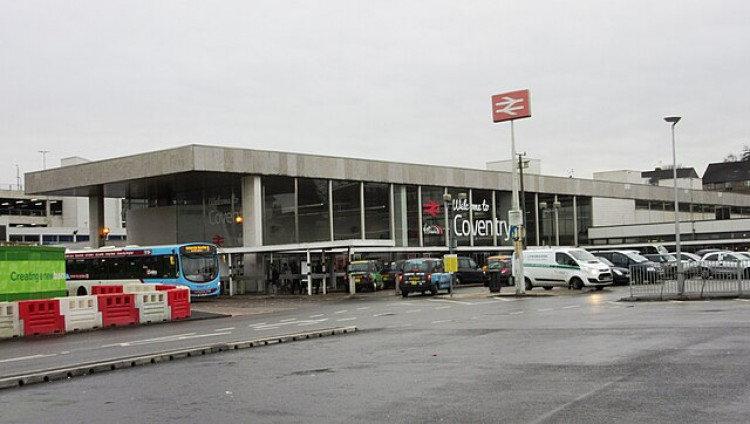Steven Zehi was arrested at Coventry Railway Station on Friday 27 June after entering a Crewe phone shop armed with a knife, threatening staff, before fleeing with the stolen items (Wiki Commons).