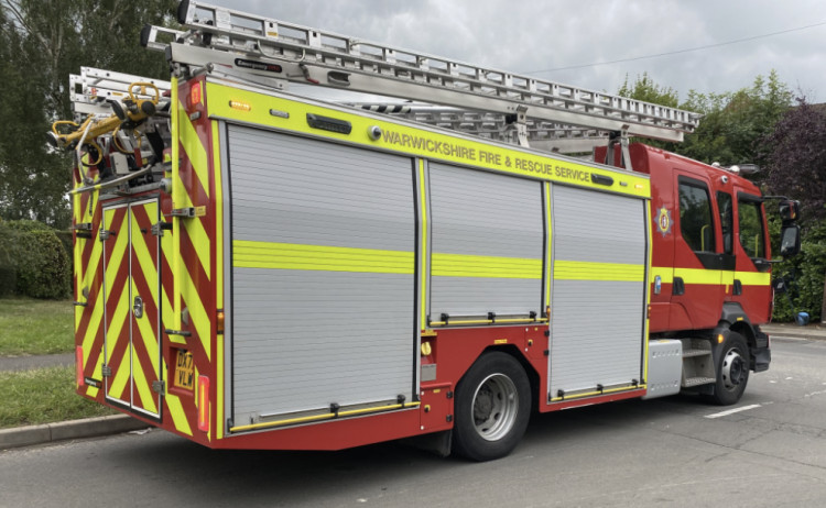 A fire at Bravissimo's warehouse in Leamington Spa on June 21 has halted online orders (images via Nub News) 