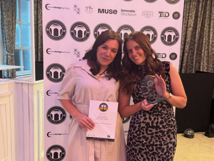 Bauhaus Blinds and Shutters, winners of the business of the year award (Image - Alice Alanor photography)