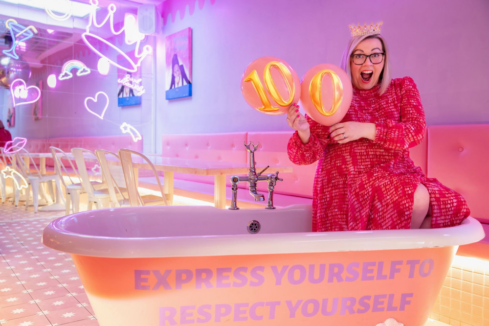 Holly Nixon celebrates 100th Athena Network member in Warwickshire (Karen Massey Photography)