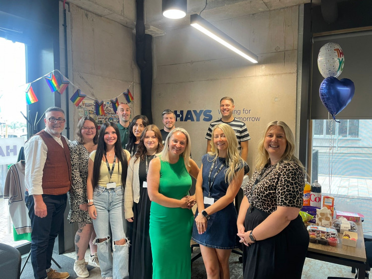 The Hays team with Adele Simmons of Smithfield Works. (Supplied)