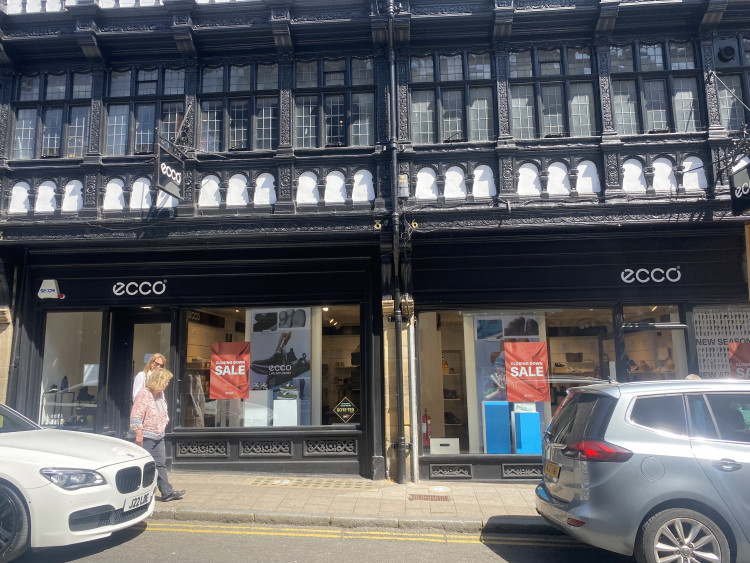 The St Werburgh Street unit used to house footwear brand Ecco (Nub News)