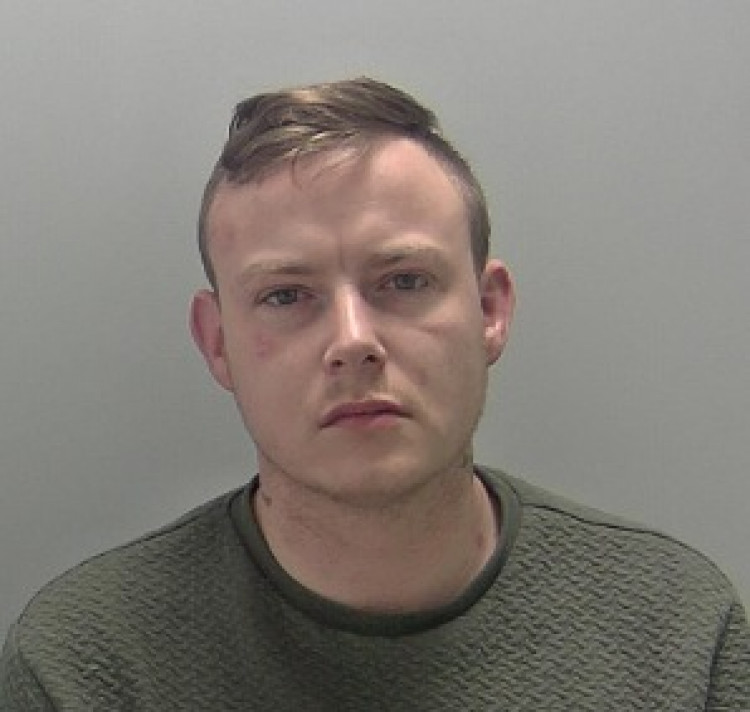 Justin McGarry of Emscote Road, Warwick has been sentenced to nine years in prison (image via Warwickshire Police)
