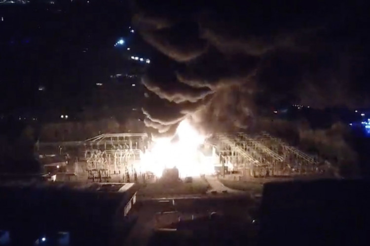 The March 2024 fire at North Hyde substation was triggered by moisture in ageing equipment, leading to a mass blackout affecting Heathrow Airport (credit: SWNS).