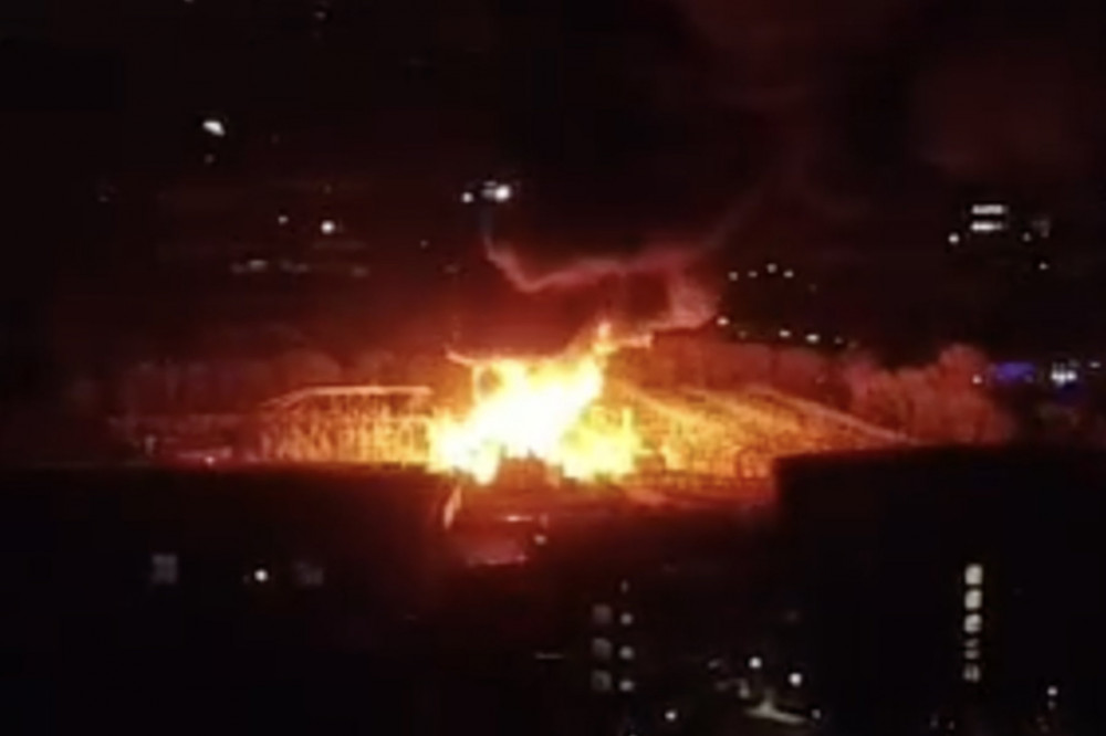 The March 2024 fire at North Hyde substation was triggered by moisture in ageing equipment, leading to a mass blackout affecting Heathrow Airport (credit: SWNS).