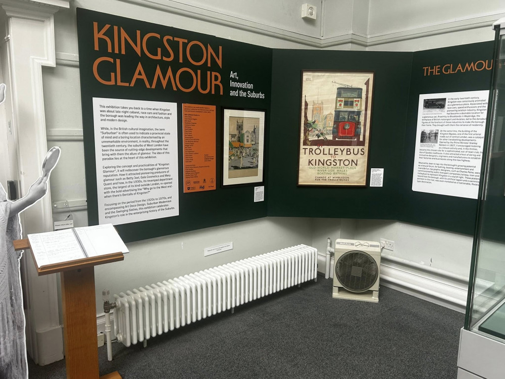 'Kingston Glamour' is running at Kingston Museum until 10 January 2026 (Credit: Tilly O'Brien)