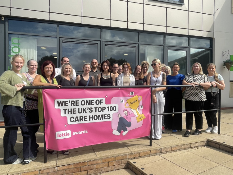 Belong Crewe, Brookhouse Drive, celebrates being named in the UK's top 100 care homes (Supplied).