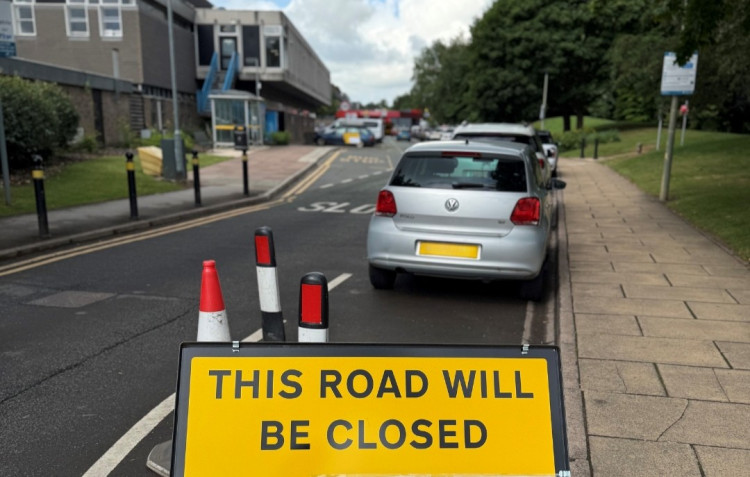 The main access road to A&E will be closed this Saturday (Credit: East Cheshire NHS Trust)