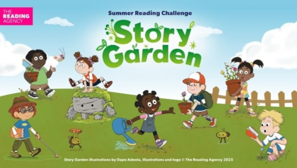 Hertfordshire Libraries Story Garden Summer Reading Challenge 