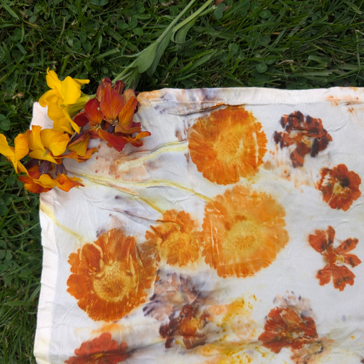 Silk Flower Printing Workshop