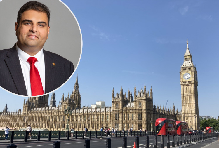 Stockport Labour MP Navndeu Mishra explained why he voted against the government's proposed welfare cuts on Tuesday 1 July (Images: main - Nub News / inset - UK Parliament)