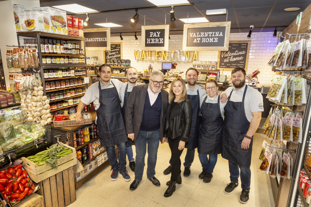 Valentina Deli in East Sheen is reopening with a Family Fun Weekend, four months after a fire devastated the Italian deli and restaurant (credit: Valentina Deli).