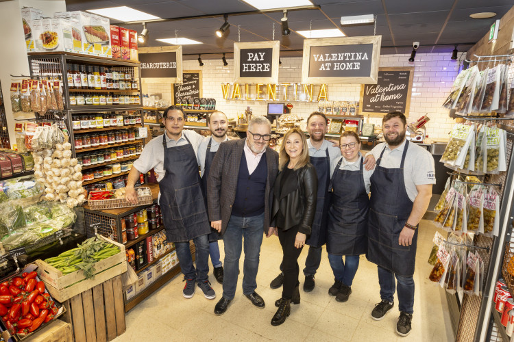 Valentina Deli in East Sheen is reopening with a Family Fun Weekend, four months after a fire devastated the Italian deli and restaurant (credit: Valentina Deli).