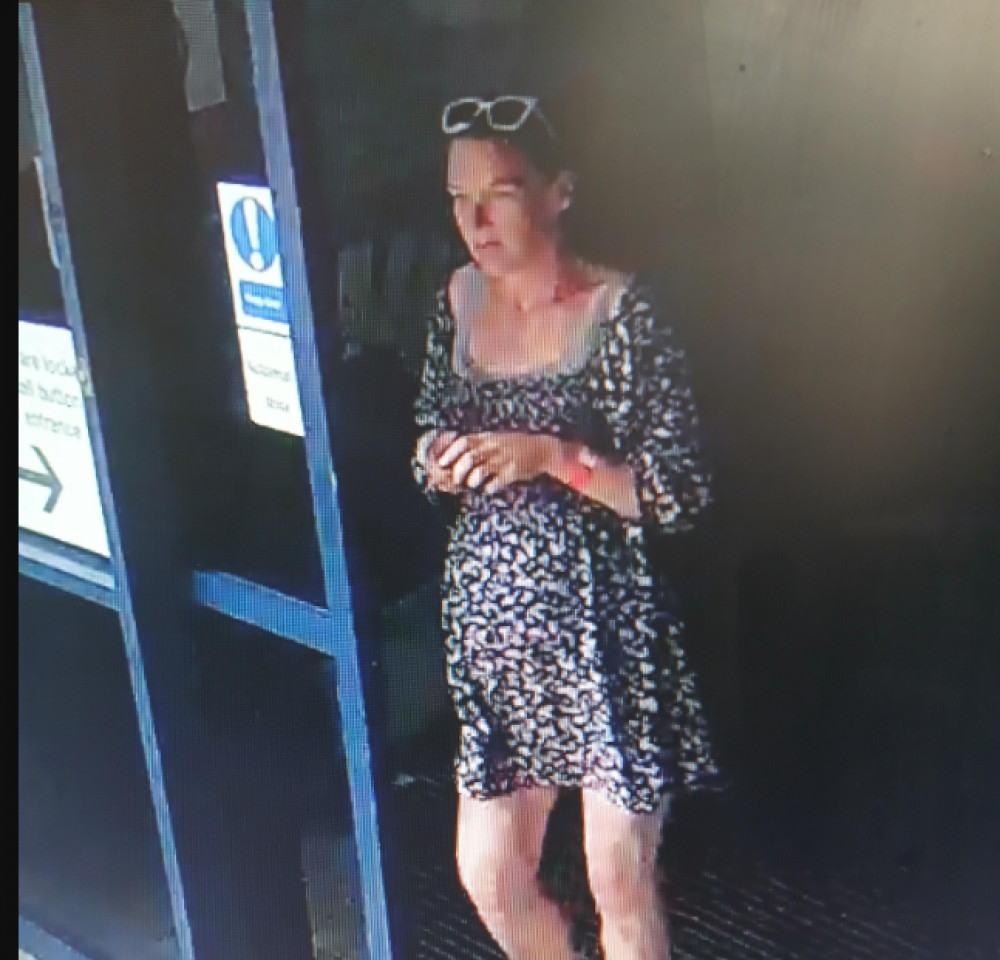 Sarah was last seen leaving Kingston Hospital yesterday (Credit: Kingston MPS)