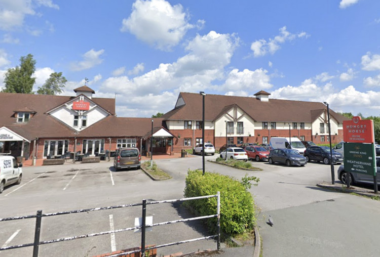 Police descended on The Weathervane pub on Thursday morning. (Google)