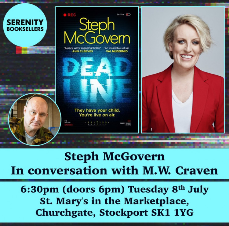 https://www.ticketsource.co.uk/serenity-booksellers/steph-mcgovern-in-conversation-with-m-w-craven/e-gyjmbr