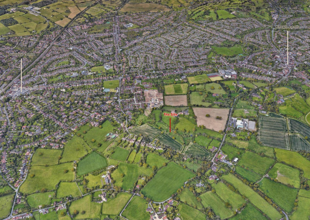 Knowle, Dorridge and Bentley Heath are set to become a single settlement defined as a town (picture by Kler Group Limited./Solihull Council)