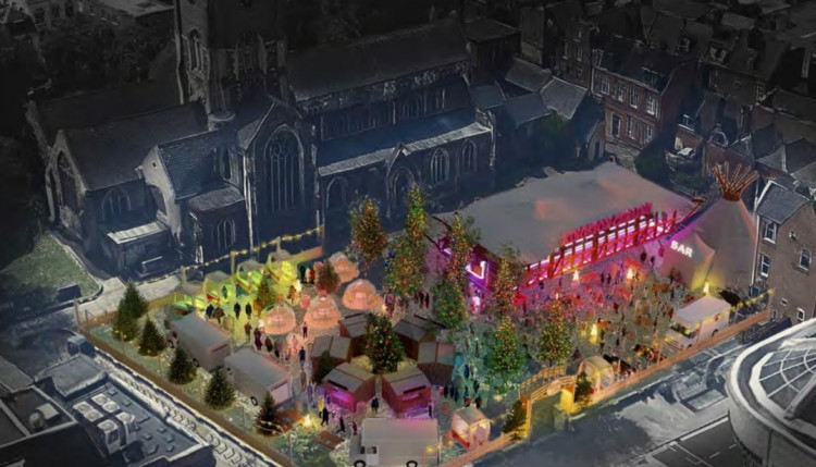 CGI of Après Kingston. (Credit: Seventa Events, provided in Kingston Council documents)