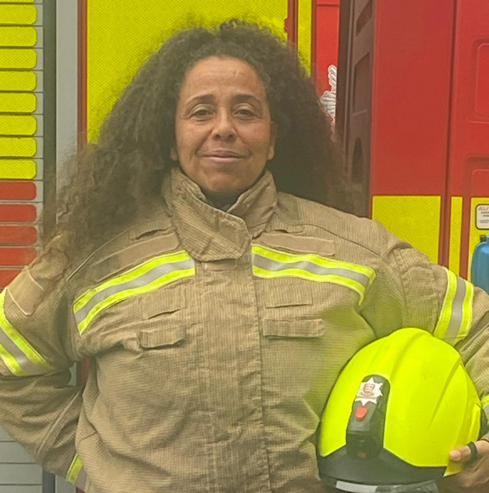 Firefighter Karen Brownlie Firefighter Karen Brownlie