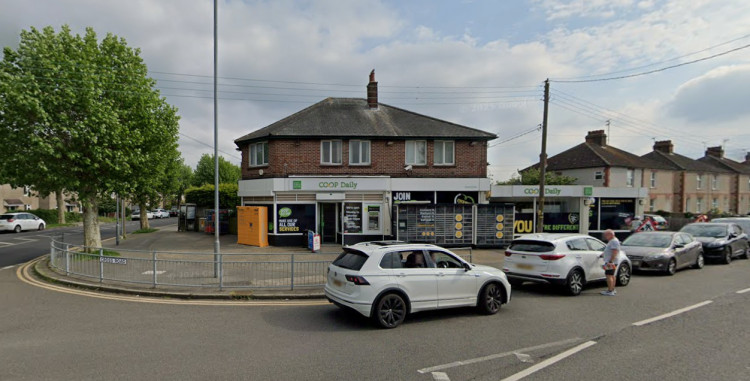 The incident took place earlier this year in Cross Road Co-op. (Credit: Google Street View)