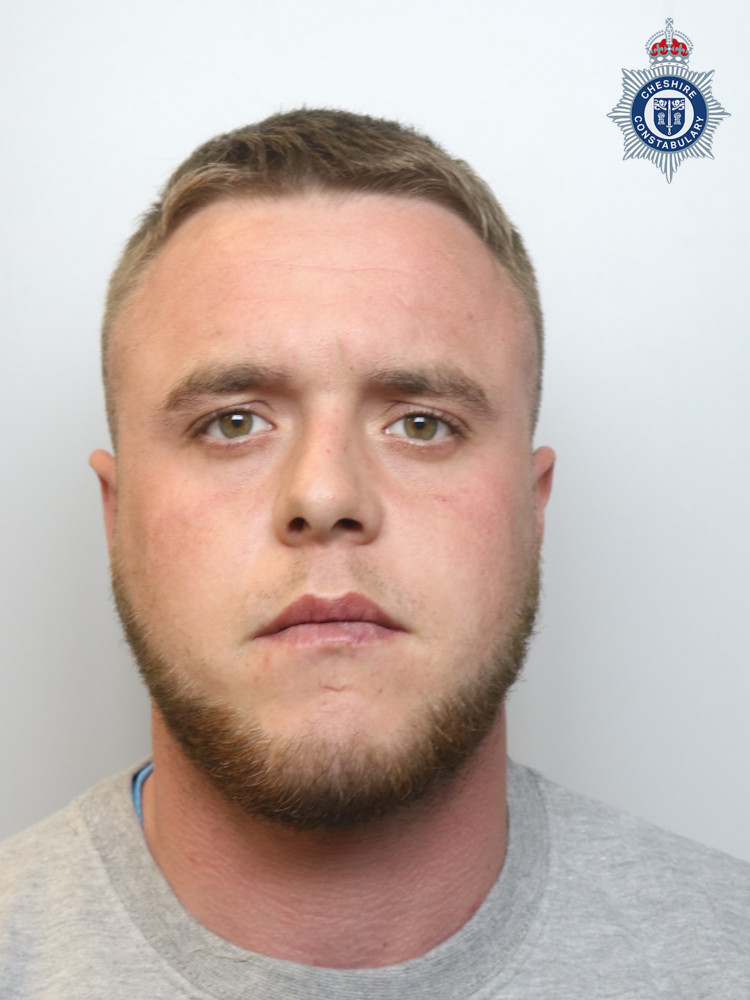 George Iveson, 24, has been jailed for three years and seven months (Cheshire Police).