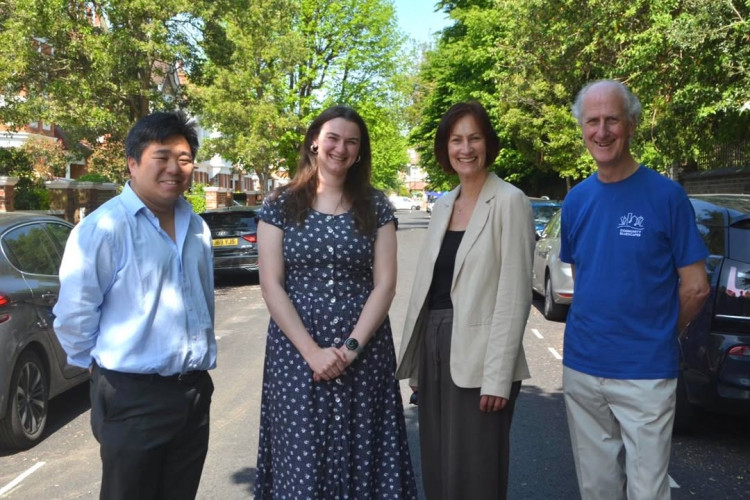 Kitson Road in Barnes now features permeable paving and underground stormwater storage (credit: Richmond Council).