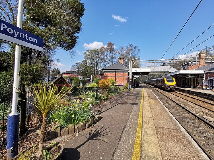 Emergency services were called to the tracks close to Poynton Railway Station around 10.25pm on Thursday 3 July (Wiki Commons).