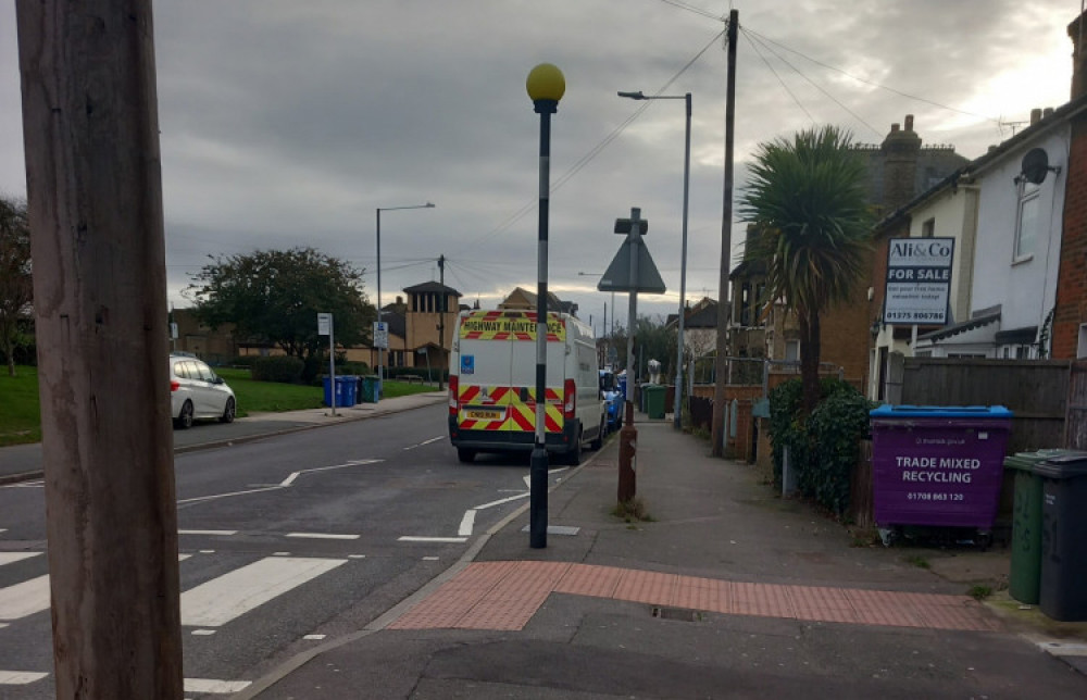 The crossing on Southend Road. The crossing on Southend Road.
