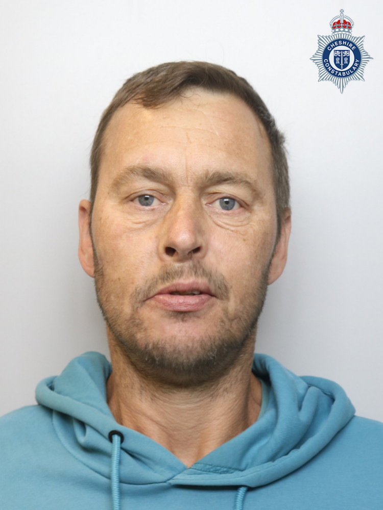 Terrance Jennings, 47, is wanted for failing to comply with a court order (Cheshire Police).