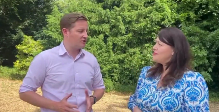 Conservative MP for Rutland and Stamford Alicia Kearns backs Tory candidate in Barleythorpe by-election (Photo: Andrew Dinsmore via X)