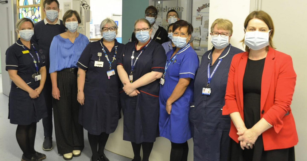 North West Leicestershire MP backs new NHS plan for Neighbourhood Health Service in the area (Photo: Amanda Hack and QMC nurses) North West Leicestershire MP backs new NHS plan for Neighbourhood Health Service in the area (Photo: Amanda Hack and QMC nurses)