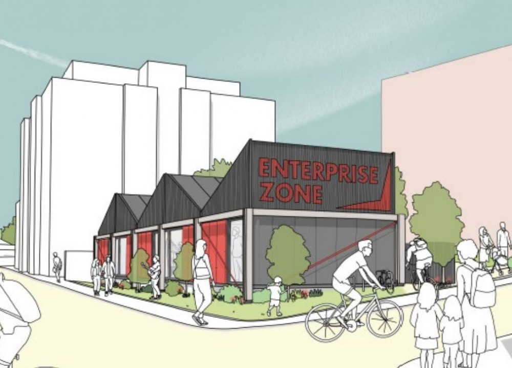 Plans for 5 enterprise units on the former site of the Zanzibar nightclub in Newcastle-under-Lyme have been approved. (Planning application) Plans for 5 enterprise units on the former site of the Zanzibar nightclub in Newcastle-under-Lyme have been approved. (Planning application)