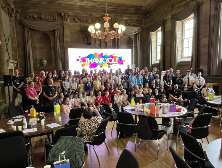 The Warwickshire Road Safety Education Team's second annual Safe and Active Schools Award Event (image supplied)