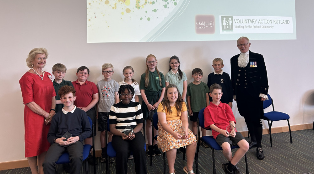 Young people from Rutland presented awards for giving back to local communities as part of Voluntary Action Rutland (Photo: VAR) Young people from Rutland presented awards for giving back to local communities as part of Voluntary Action Rutland (Photo: VAR)