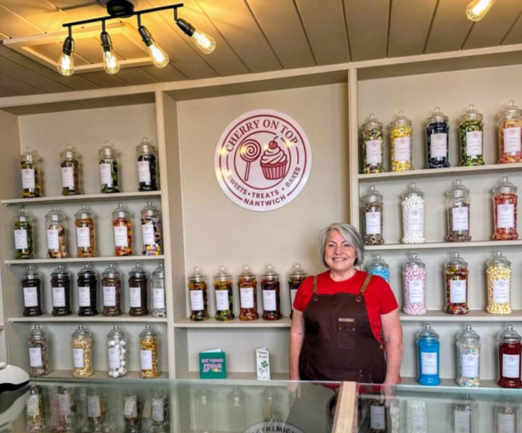 Cherry on Top, Crown Mews, opened its doors Friday 4 July, operated by Heather Russell and husband Jason, who live in Crewe (Supplied).
