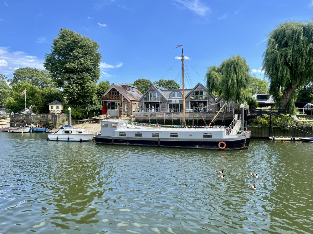 Eel Pie Island opens to the public just twice a year, drawing crowds to its hidden artist studios (credit: Cesar Medina). Eel Pie Island opens to the public just twice a year, drawing crowds to its hidden artist studios (credit: Cesar Medina).