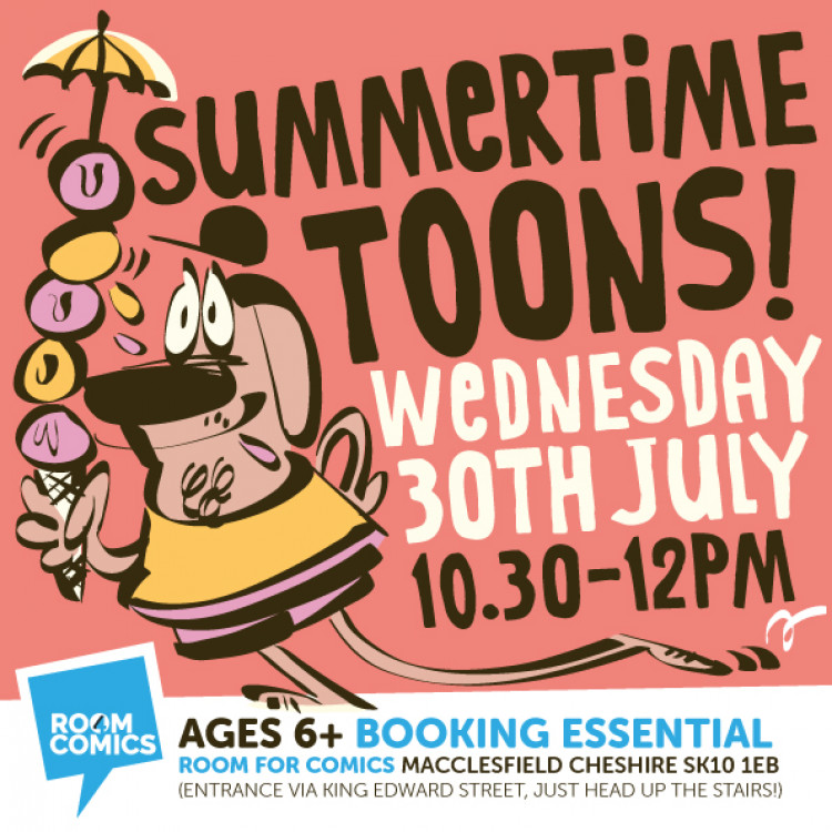 SUMMER-TiME TOONs! (6+) Cartoon-art workshops with Cartoonist Marc Jackson SUMMER-TiME TOONs! (6+) Cartoon-art workshops with Cartoonist Marc Jackson