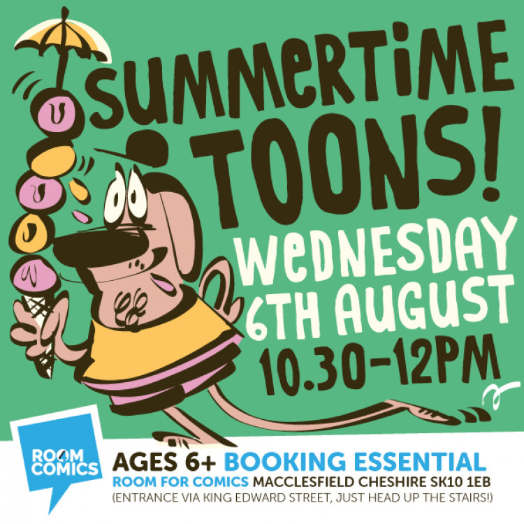 SUMMER-TiME TOONs! (6+) Cartoon-art workshops with Cartoonist Marc Jackson SUMMER-TiME TOONs! (6+) Cartoon-art workshops with Cartoonist Marc Jackson