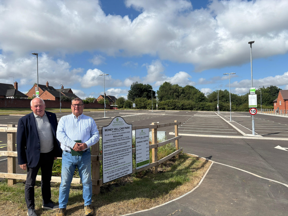 Councillor Moult and Cllr Blair-Park join local Labour Group in condemning decision to only offer Pay by Phone (Photo: NWL Labour Group) Councillor Moult and Cllr Blair-Park join local Labour Group in condemning decision to only offer Pay by Phone (Photo: NWL Labour Group)