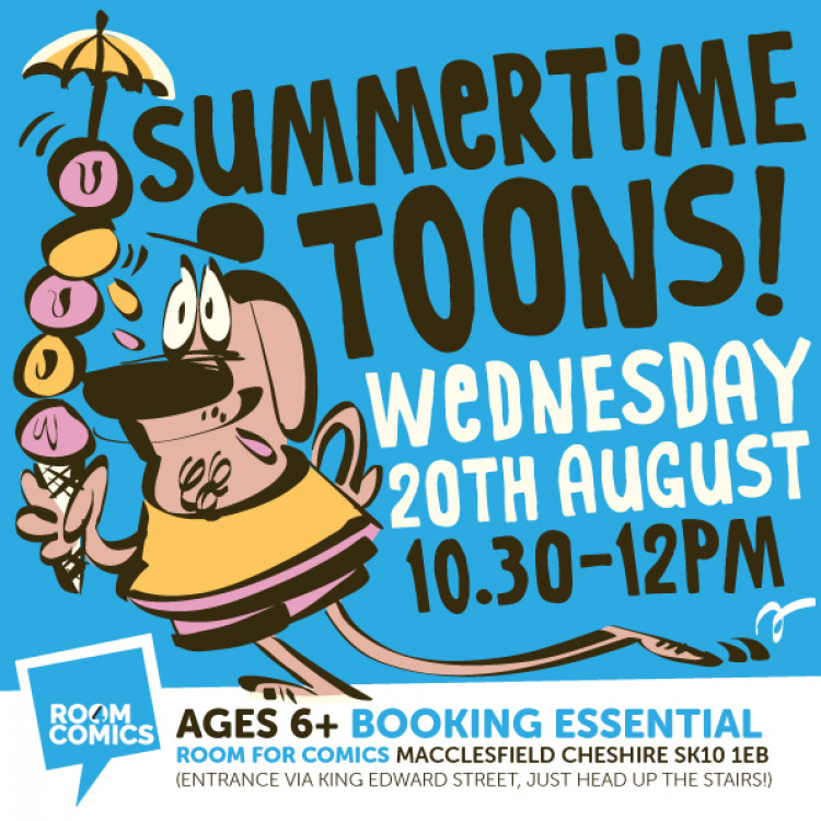 SUMMER-TiME TOONs! (6+) Cartoon-art workshops with Cartoonist Marc Jackson SUMMER-TiME TOONs! (6+) Cartoon-art workshops with Cartoonist Marc Jackson