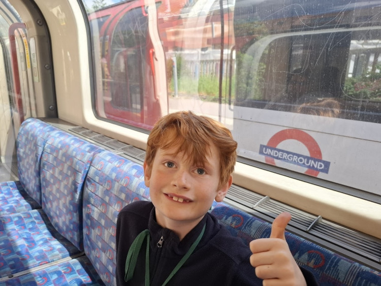 Scott Tomlinson’s love of the Underground has earned him a ride in a Bakerloo line driver’s cab as part of TfL’s 25th birthday celebrations (credit: TfL).