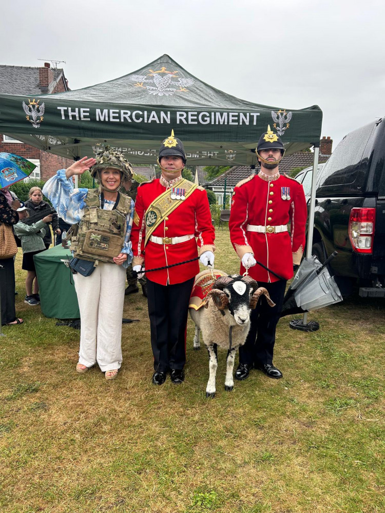 The Mercian Regiment were at St Gabriel's Catholic Primary School's anniversary event in Alsager. (Photo:  St Gabriel's Catholic Primary School)