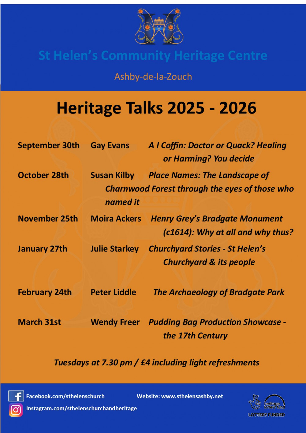 Heritage Talks Series - Winter 2025-26 Heritage Talks Series - Winter 2025-26