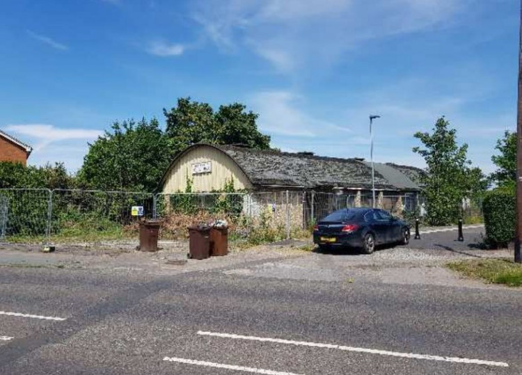 The church hall was demolished in 2022